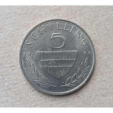 Австрия 5 шиллингов 1990 год , Всадник