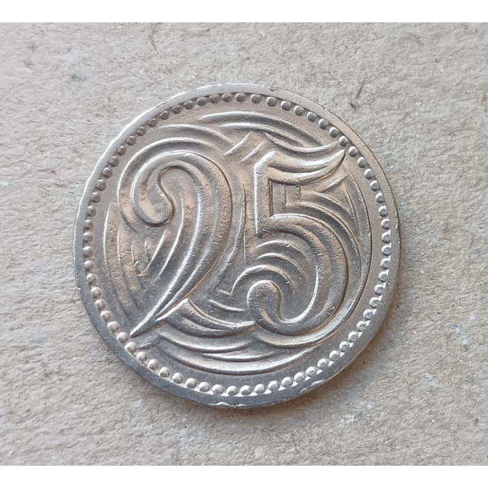 Чехословакия 25 Геллеров 1933 год  Чехословакия 25 Геллеров 1933 год