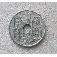 Испания 50 Сентимо 1949 год , Якорь