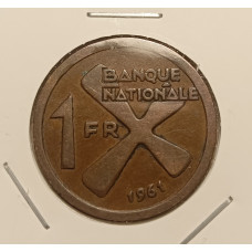 Катанга 1 франк 1961 год , Бананы