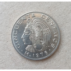 Мексика 50 Сентаво 1976 год