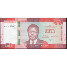 Либерия 50 Долларов 2017 год , UNC 