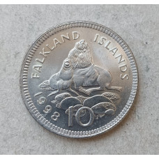 Фолклендские острова 10 Пенсов 1998 год , Тюлени