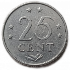 Нидерландские Антильские острова 25 центов 1976 год