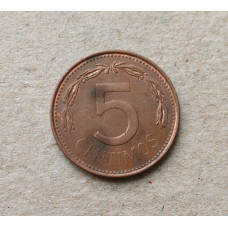 Венесуэла 5 сентимо 1974 год