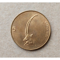 Словения 5 Толаров 2000 год , Ибекс , Альпийский козел