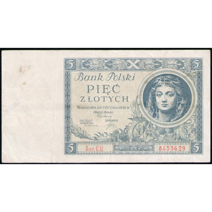 Польша 5 Злотых 1930 год