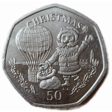 Гибралтар 50 Пенсов 1994 год , Рождество , Санта Клаус