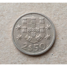 Португалия 2,5 Эскудо 1985 год , Каравелла