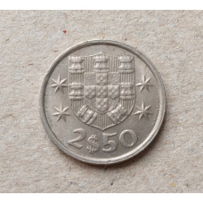 Португалия 2,5 Эскудо 1980 год , Каравелла