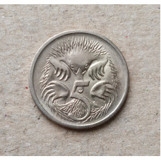 Австралия 5 Центов 2000 год , Австралийская ехидна