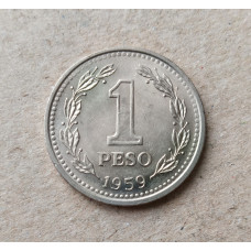Аргентина 1 песо 1959 год