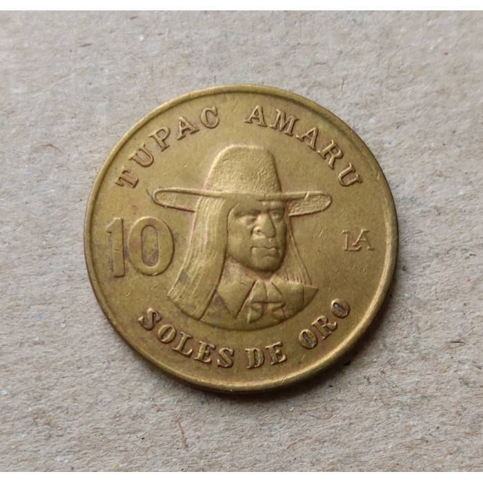 Перу 10 солей 1979 год , Тупак Амару