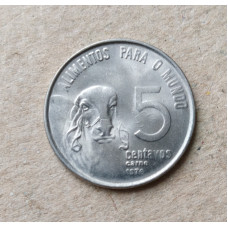 Бразилия 5 Сентаво 1976 год , ФАО , Корова