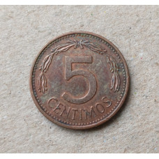 Венесуэла 5 сентимо 1977 год