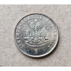 Гаити 5 сентим 1997 год , Шарлемань Массена Перальт 