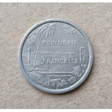 Французская Полинезия 1 Франк 1975 год