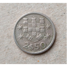 Португалия 2,5 Эскудо 1965 год , Каравелла
