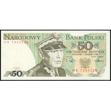 Польша 50 Злотых 1988 год , UNC , Генерал полковник Кароль Сверчевский 