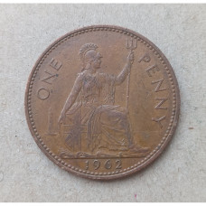 Великобритания 1 Пенни 1962 год , Британия