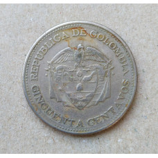 Колумбия 50 сентаво 1959 год