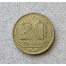 Бразилия 20 Сентаво 1945 год