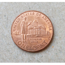 США 1 Цент 2009 год , Работа Линкольна в Иллинойсе