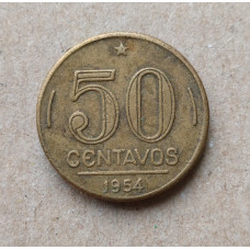 Бразилия 50 Сентаво 1954 год