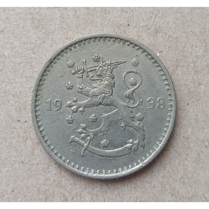 Финляндия 1 Маркa 1938 год