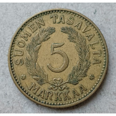 Финляндия 5 Марок 1937 год