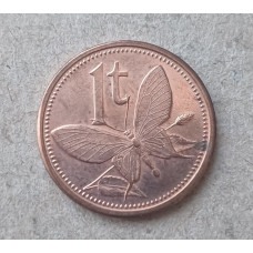 Папуа Новая Гвинея 1 Тоа 2004 год , Бабочка