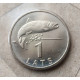Латвия 1 Лат 1992 год , Лосось , Запайка