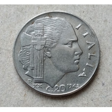 Италия 20 Чентезимо 1942 год, Виктор Эммануил 3