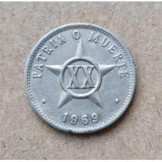 Куба 20 Сентаво 1969 год