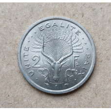Джибути 2 франка 1977 год