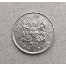 Кения 50 Центов 1978 год 