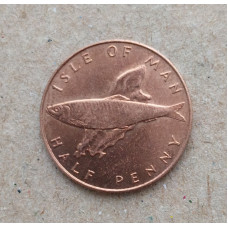 Остров Мэн 1/2 Пенни 1976 год , Атлантическая сельдь