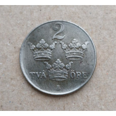 Швеция 2 эре 1946 год