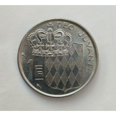 Монако 1 Франк 1960 год , Принц Ренье 3