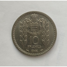 Монако 10 Франка 1946 год , Князь Луи 2