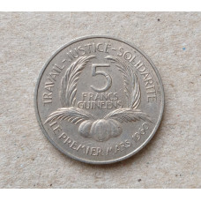 Гвинея 5 франков 1960 год