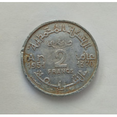 Марокко 2 Франка 1951 год