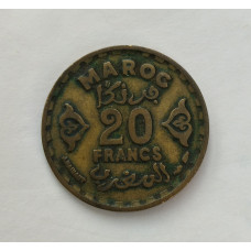 Марокко 20 Франков 1952 год , Французский Протекторат