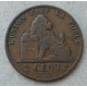 Бельгия 2 Сентима 1863 год