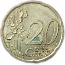 Австрия 20 Евроцентов 2002 год, Ворота дворцового комплекса Бельведер , Вена