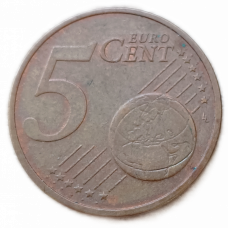 Латвия 5 Евроцентов 2014 год , Герб