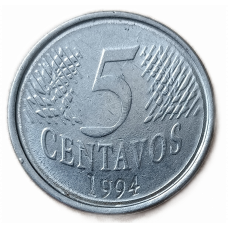 Бразилия 5 Сентаво 1994 год