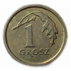 Польша 1 Грош 2015 год