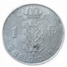 Бельгия 1 Франк 1975 год