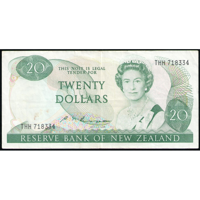Новая Зеландия 20 Долларов 1981 год